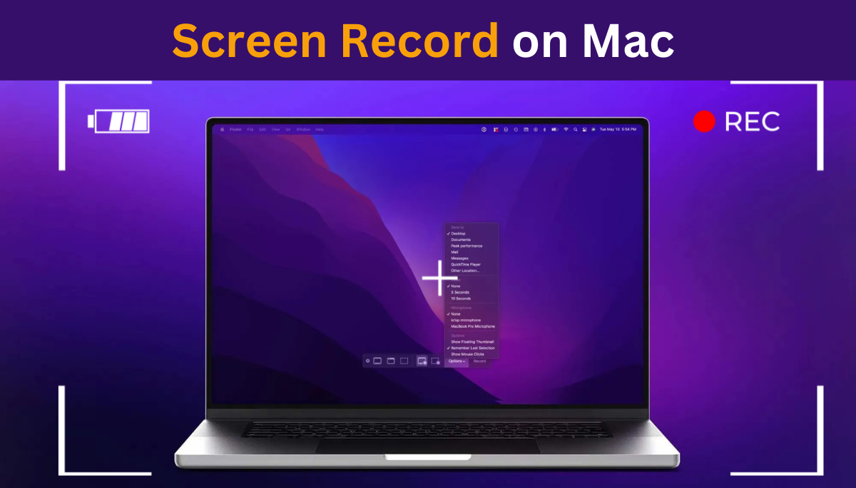 Screen Record on Mac With Audio