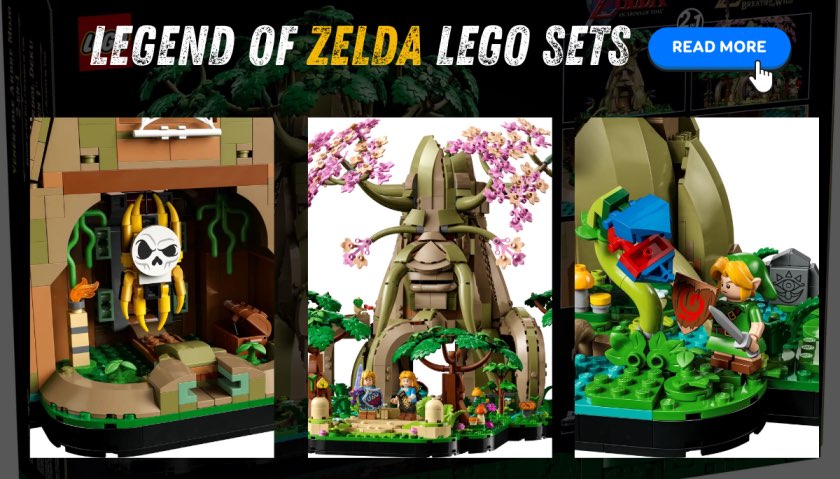 legend of zelda lego sets