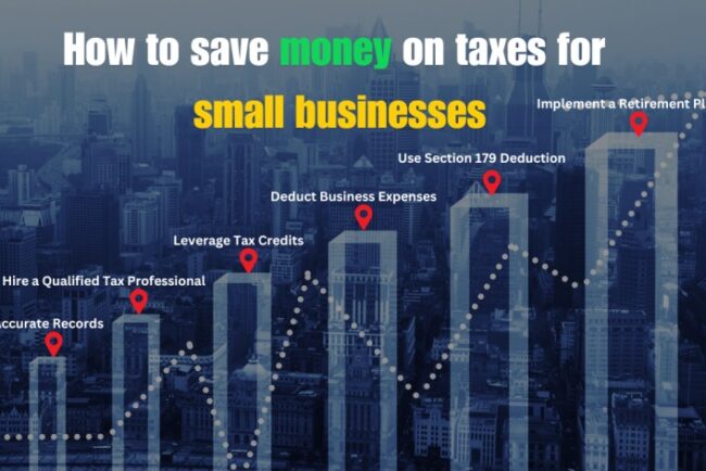 How to save money on taxes for small businesses