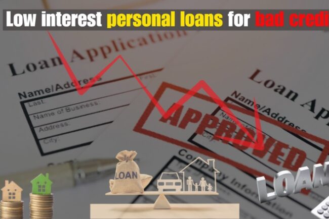 low interest personal loans for bad credit