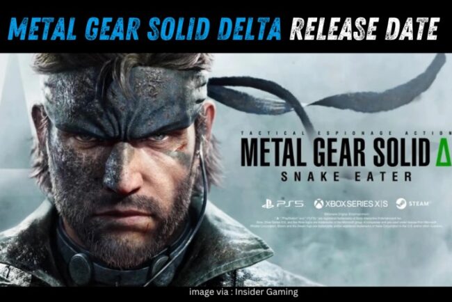 Metal gear solid delta release date