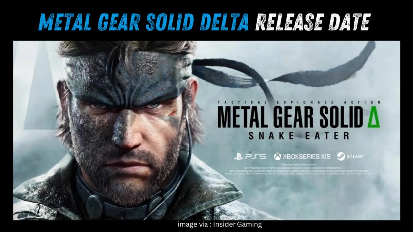 Metal gear solid delta release date