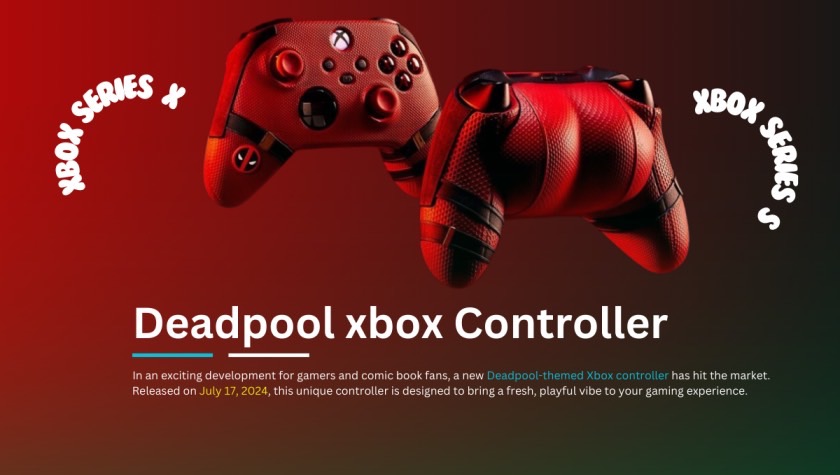 Deadpool xbox Controller